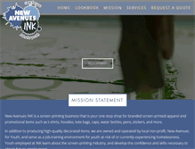 Tablet Screenshot of newavenuesink.org